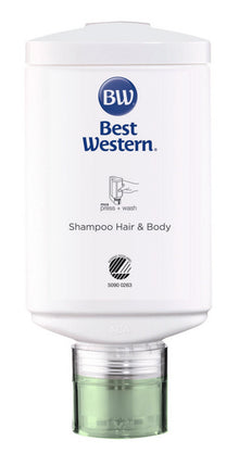 Shampoo Hair & Body BEST WESTERN press+wash 330ml mit Sichtstreif