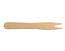 Pommes-Frites-Spiess Holz braun 90 mm