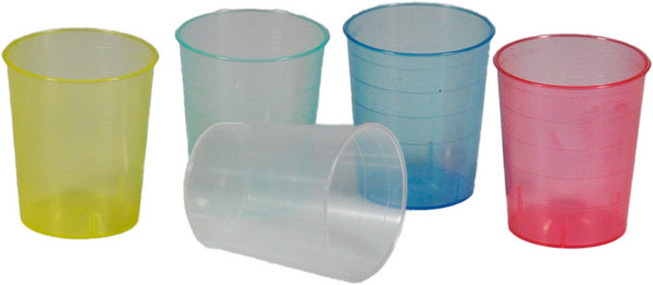 Medizinbecher 25ml mit Graduierung PP transparent