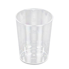 Shot-/Degubecher 2cl/4cl, PS, fest, zerbrechl., geeicht, glasklar