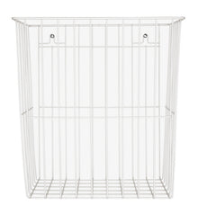 Abfallbehälter Mini Drahtgitter 20lt B2 weiss B:32,H:35,T:22