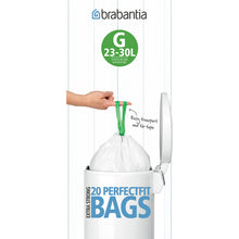 Kehrichtsack für 30L weiss 20 Säcke pro Rolle