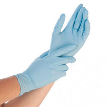 Handschuhe Nitril CONTROL blau, l. gepudert XL
