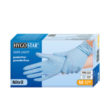 Handschuhe Nitril SAFE Light blau S