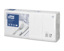 Servietten 2-lagig Tork Advanced weiss, 1/8 Falz 33x33 cm