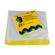 Einlagebeutel 22lt HD-PE, mit Zugband transparent, 0.014mm 500x50