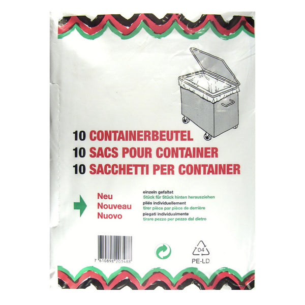 Containersäcke 800lt LD-PE, 0.023mm transparent, LD-PE 1150/710x1
