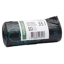 Kehrichtsäcke 35lt HD/LLD-PE, 0.020mm schwarz 280/275x700mm