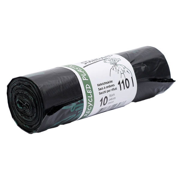 Kehrichtsäcke 110lt HD-LLD/PE 0.023mm Schwarz 350/350x1100mm
