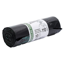 Kehrichtsäcke 110lt HD-LLD/PE 0.023mm Schwarz 350/350x1100mm