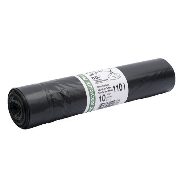 Kehrichtsäcke 110lt Quickbag,LD-PE 0.045 schwarz, Recycling 720x1