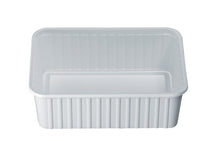 Rechteckdose 500ml PS ohne Deckel weiss 180 x 135 x 45 mm