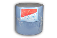 Putztuchrollen Blue- Power Jumbo-Maxi 3lg blau, Zellstoff 36x36cm