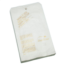 Hygienebeutel Starline 17x27.5cm weiss/gold