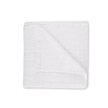 Handtuch Badet. Eco 100% Baumwolle weiss 50 x 100 cm
