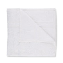 Handtuch Badet. Eco 100% Baumwolle weiss 70 x 140 cm