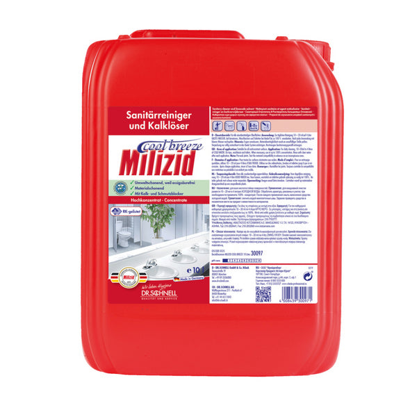 MILIZID COOL BREEZE Sanitärreiniger 10 Liter