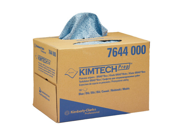 Wischtuch Kimtech PREP Brag Box blau, Polypropylen 30,7x42,6cm,in