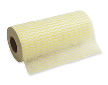 Reinigungstuch 50% Visk. 50% Polye gelb weiss 40x20cm    40g/m2