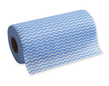 Reinigungstuch 50% Visk. 50% Polye blau weiss 20x40cm    40g/m2
