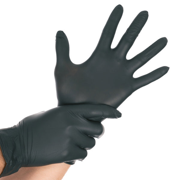 Handschuhe Nitril Allfood Safe schwarz L