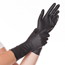 Handschuhe Nitril Extra Safe Long schwarz 30cm Gr. L